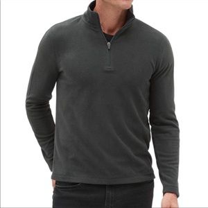 Banana Republic Men Performance Half-Zip T-Shirt sweater NWOT